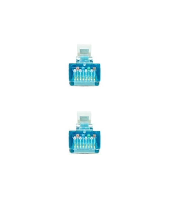 Latiguillo cable red nanocable rj45 lszh cat.7 15m 600mhz - awg26 - gris