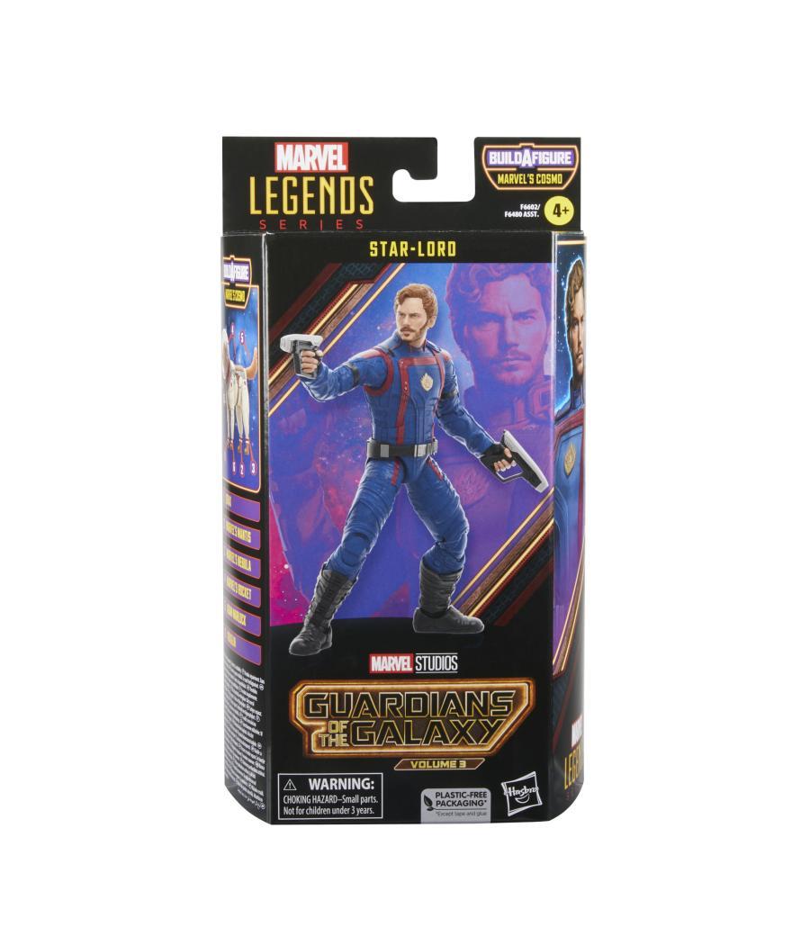 Figura hasbro marvel legends series guardianes de la galaxia star - lord