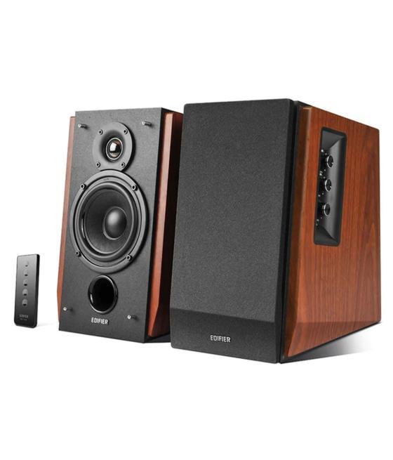 Altavoces edifier r1700bt bluetooth marron 18wx2 + 15w rms x2