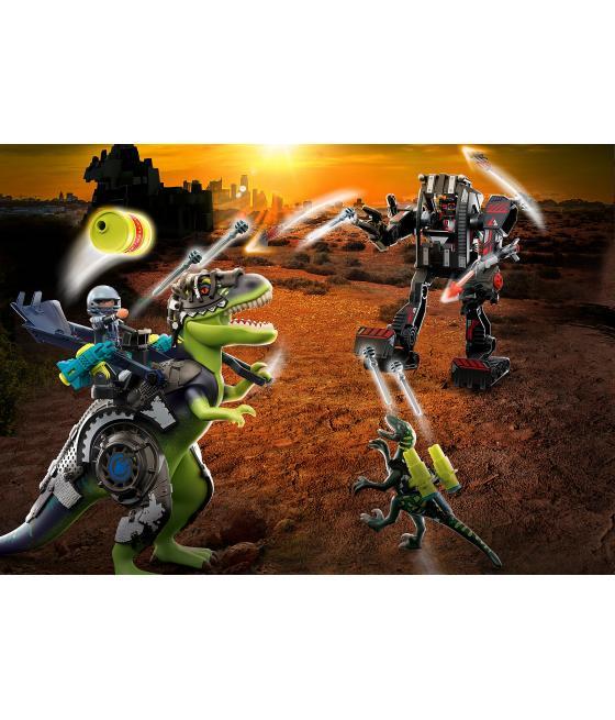 Playmobil t - rex: batalla de los gigantes