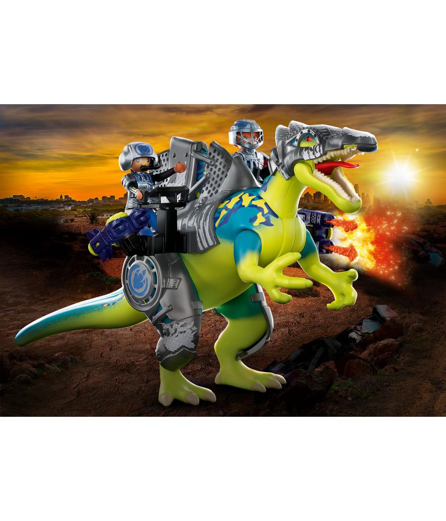 Playmobil spinosaurus: doble poder de defensa