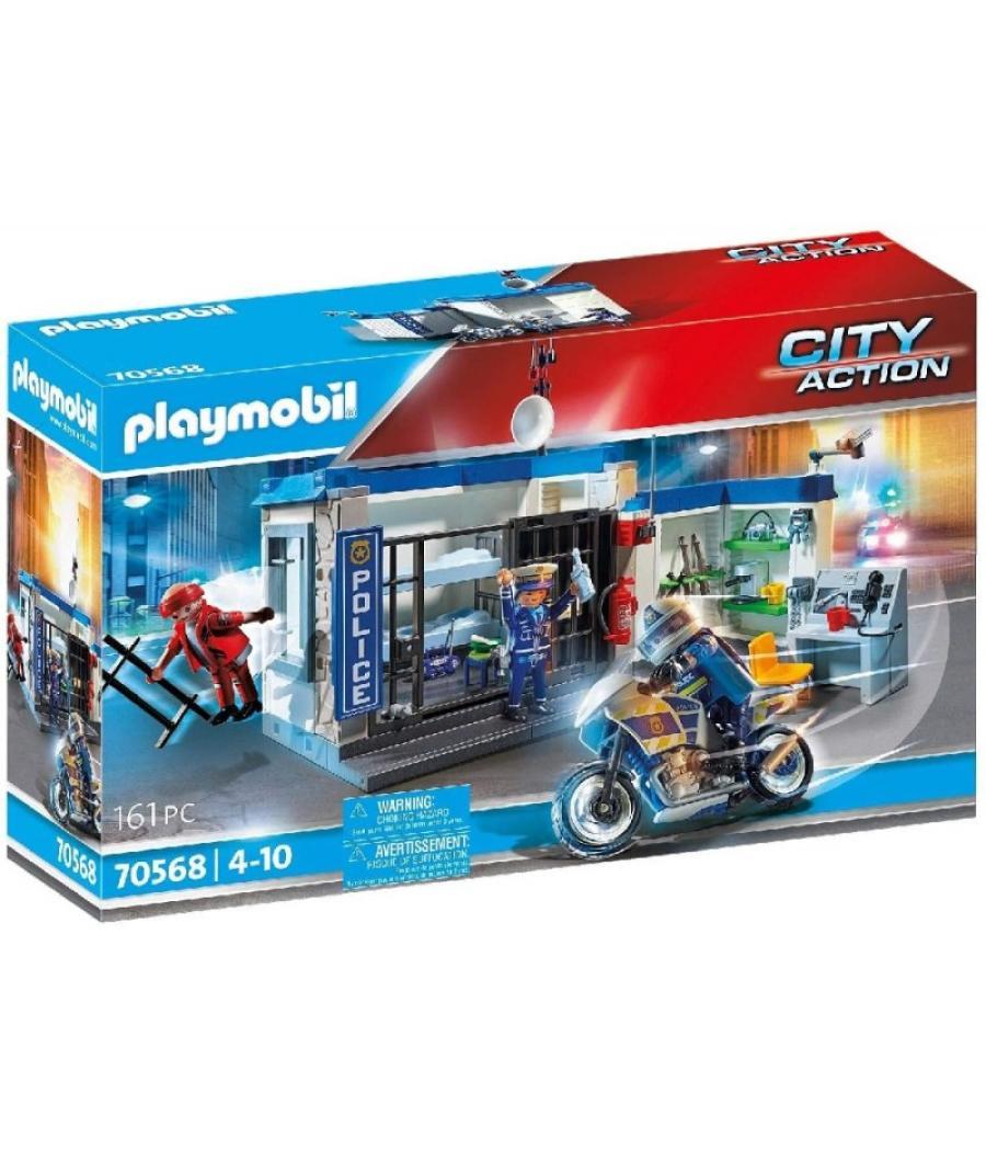 Playmobil ciudad policia escape de la prision