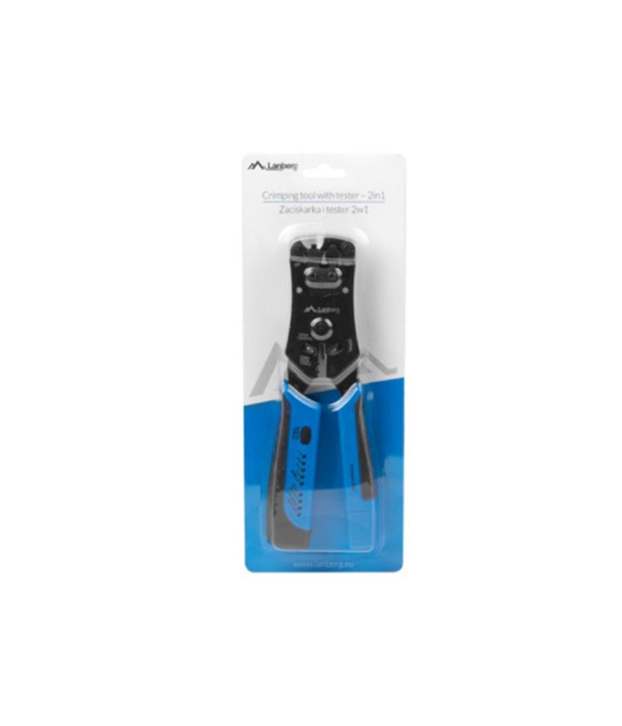 Crimpadora lanberg universal nt - 0203 rj45 - rj11 - rj12 con comprobador de cables