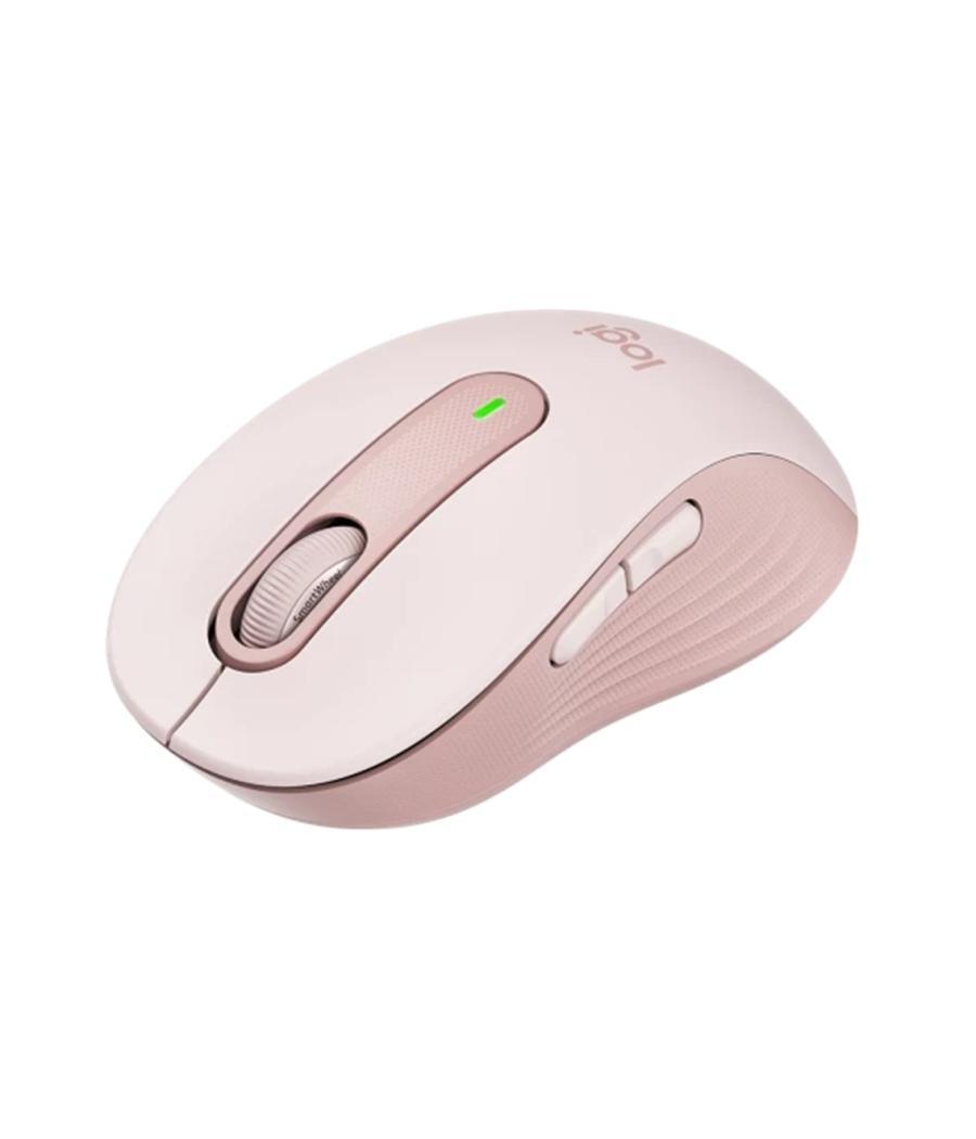 Mouse raton logitech m650 mediano optico wireless inalambrico rosa