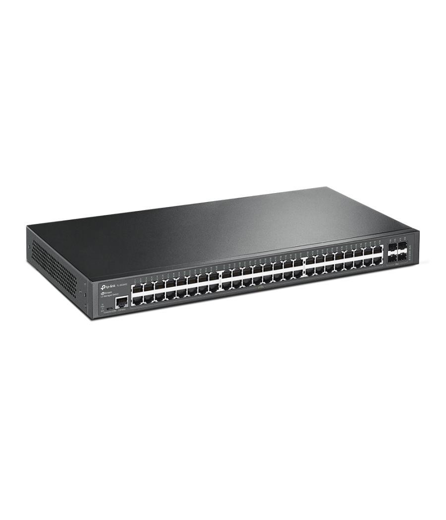 Switch 48 puertos tp - link 10 - 100 - 1000 rack 19pulgadas 1u +4sfp gestion l2