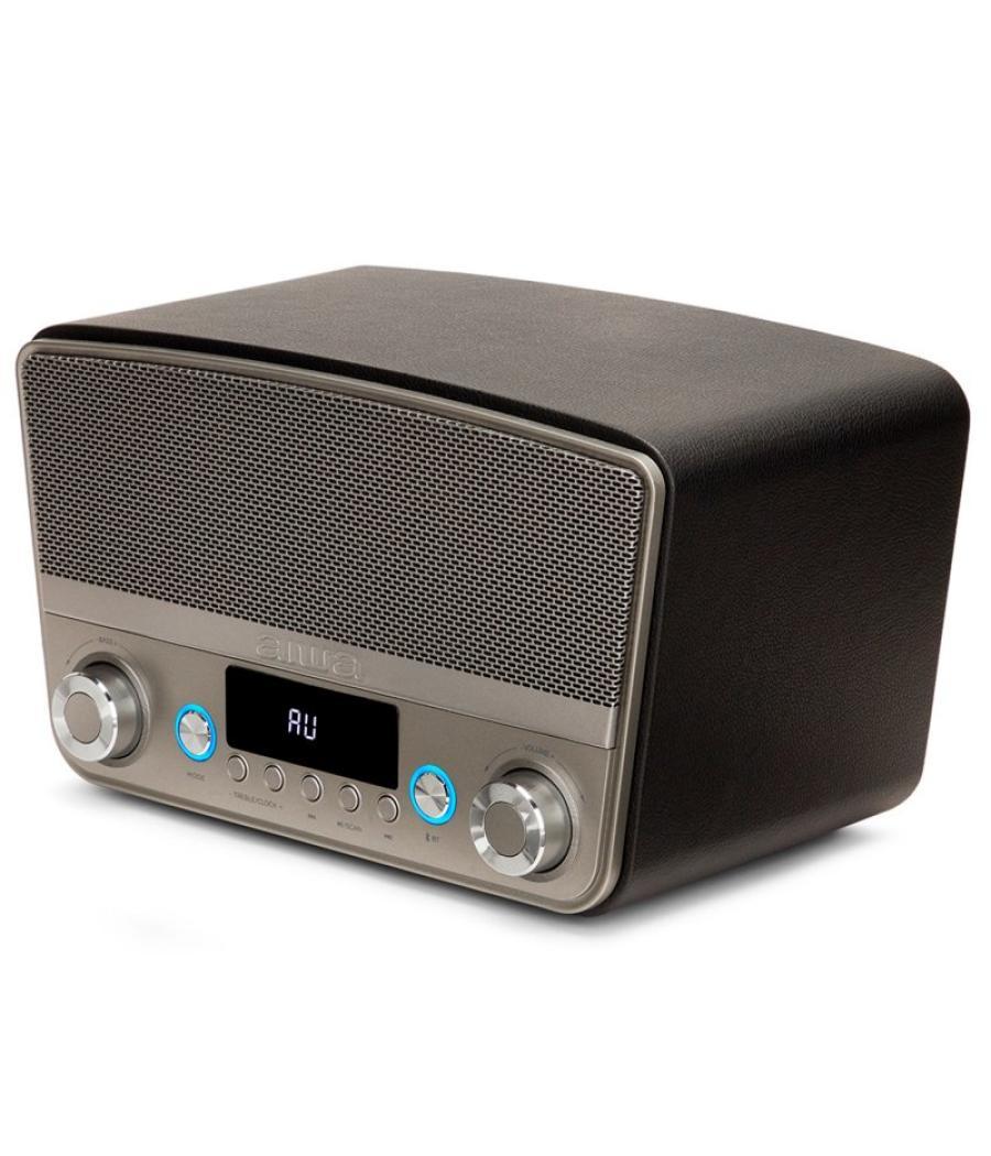 Altavoz vintage aiwa bstu - 750bk 50w bluetooth negro