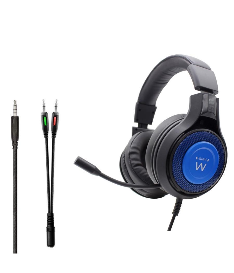 Auriculares para gaming ewent pl3322 con microfono pc & consola