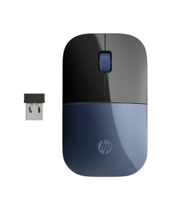 Mouse raton hp wireless inalambrico z3700 negro azul