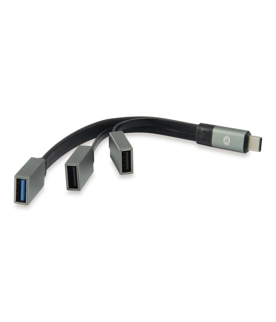 Hub usb tipo c conceptronic hubbies01g 1 x usb 3.0 - 2 x usb 2.0