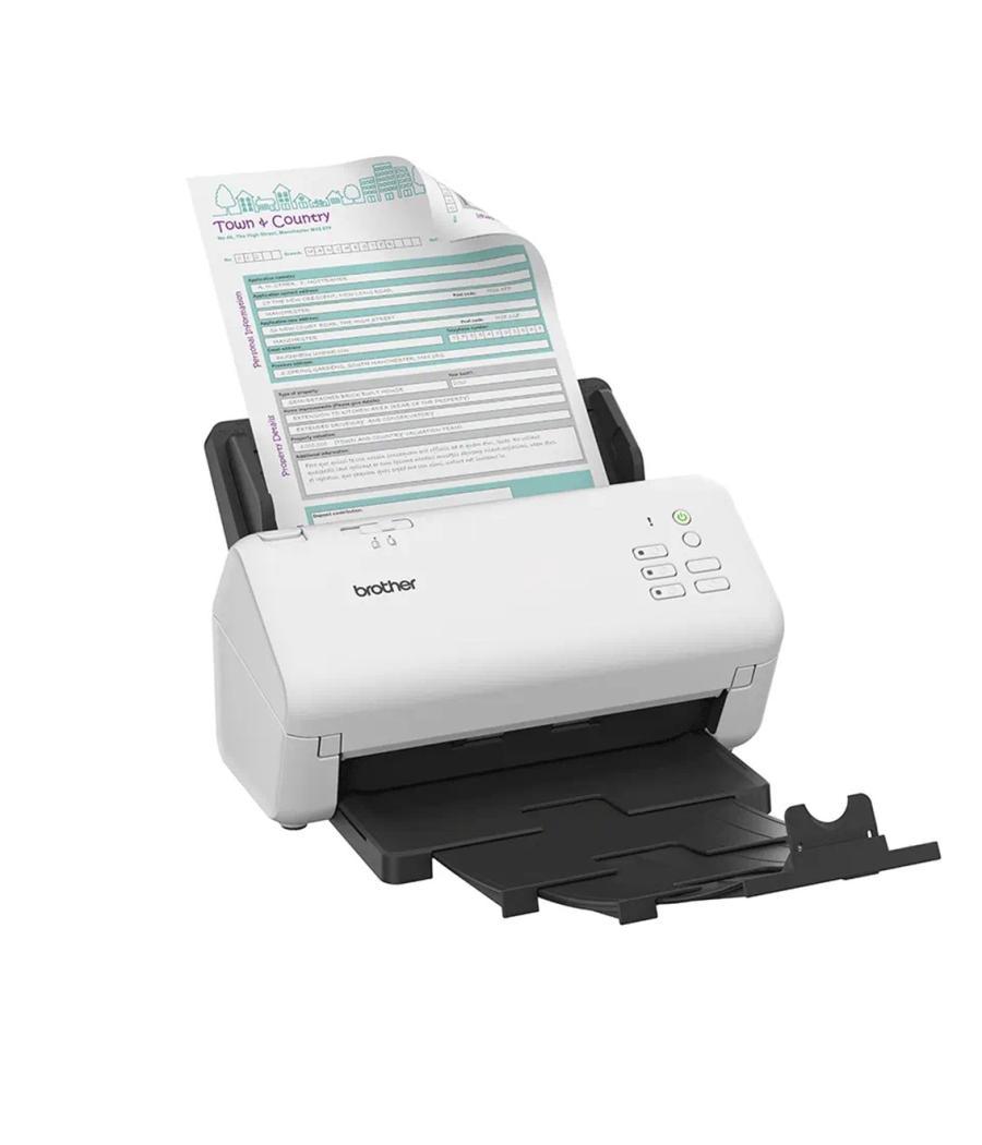 Escaner sobremesa brother ads - 4300n - 80ppm - duplex automatico - usb 3.0 - usb 2.0 - adf 80 hojas