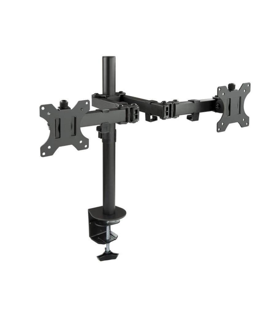 Soporte mesa tooq db1232tn - b 2 pantallas 13 - 32pulgadas max 8kg por brazo negro