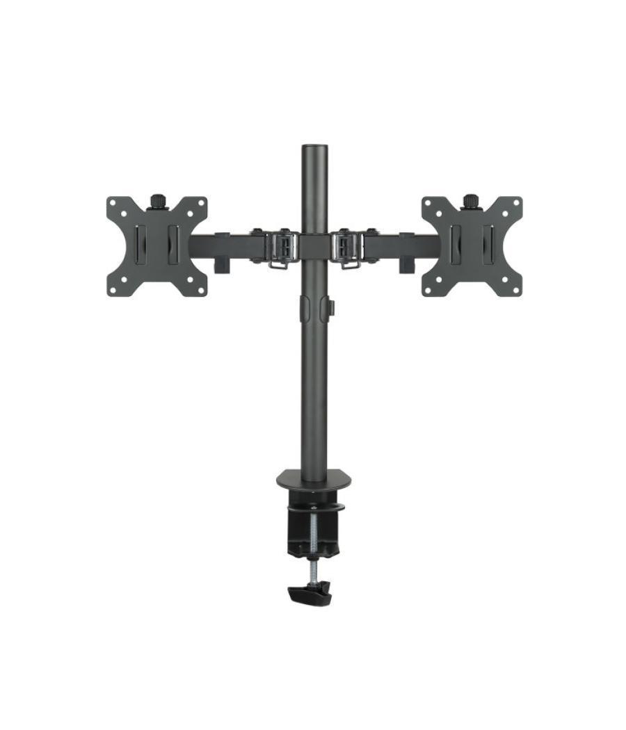 Soporte mesa tooq db1232tn - b 2 pantallas 13 - 32pulgadas max 8kg por brazo negro