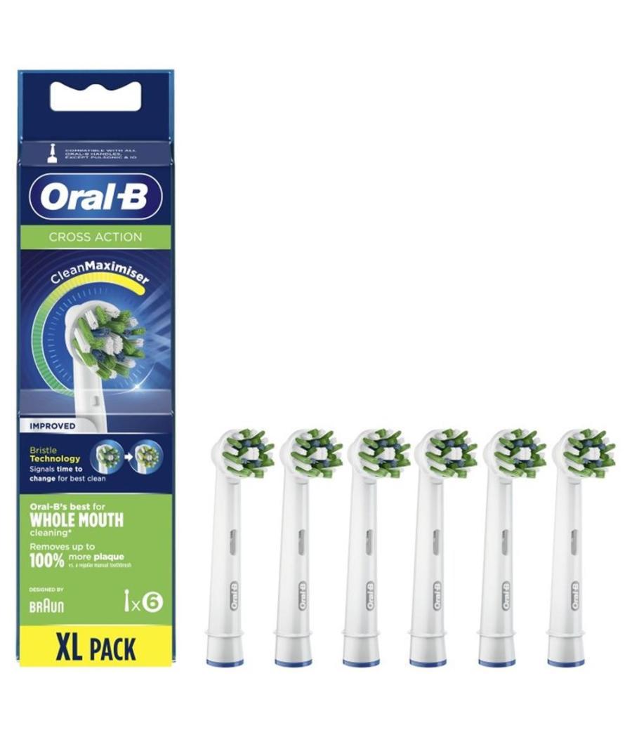 Pack de 6 cabezales - recambios braun oral - b eb50 - 6