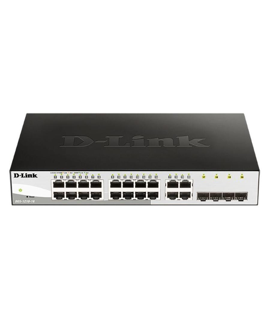 D-link switch 16 puertos 10/100/1gbit + 4 combo sfp