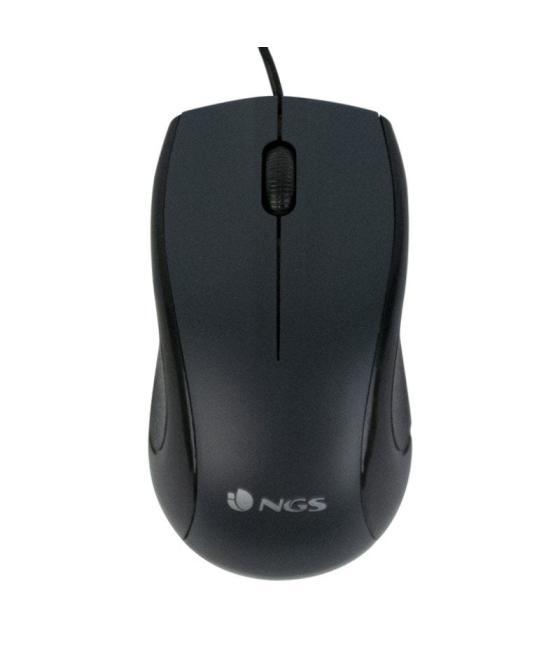 Ratón ngs black mist/ hasta 1000 dpi