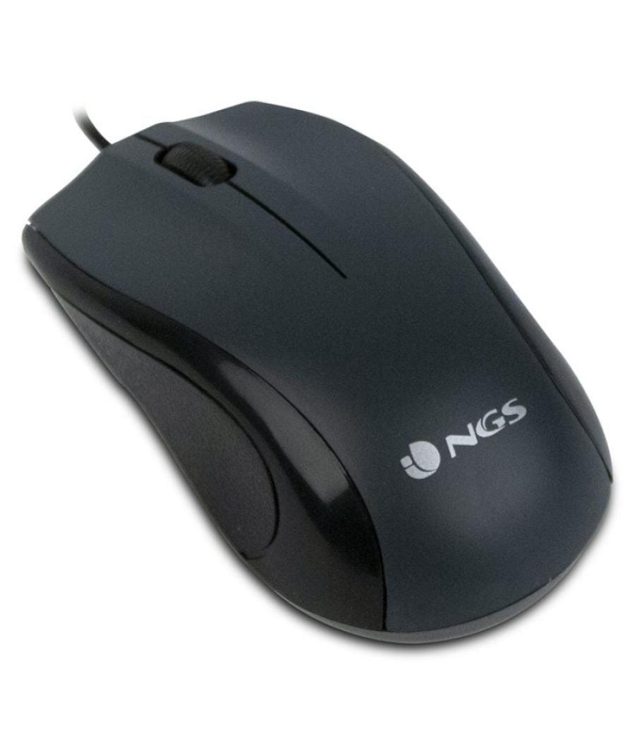 Ratón ngs black mist/ hasta 1000 dpi