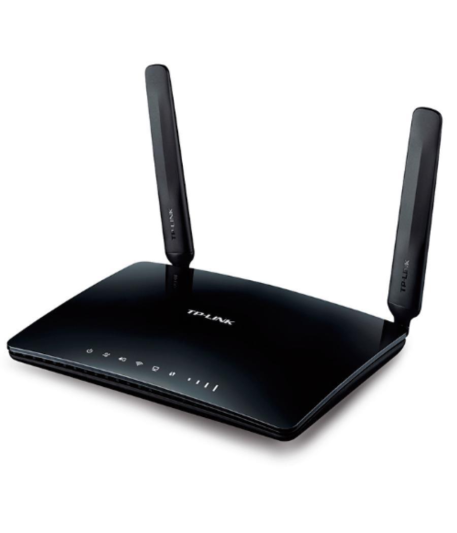Router wifi movil 4g tp-link mr6400 300mb en 2,4ghz 3p eth 2 ant int. + 2 ant. lte desmontables