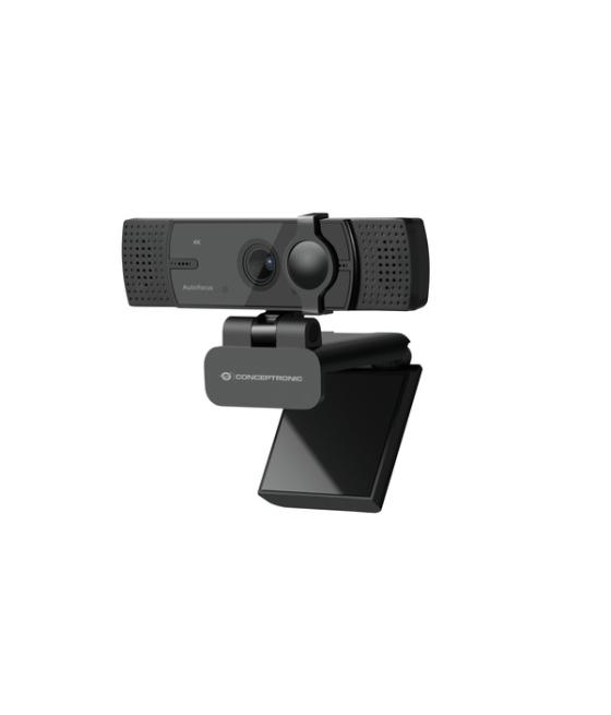Webcam 4k conceptronic amdis 8.3mp usb 2.26 mm gran angular 120º autofocus microfono dual adaptador usb-c