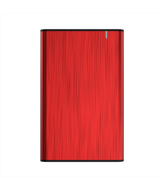Aisens caja externa 2.5" ase-2525red 9.5mm sata a usb 3.0 usb3.1 gen1 roja