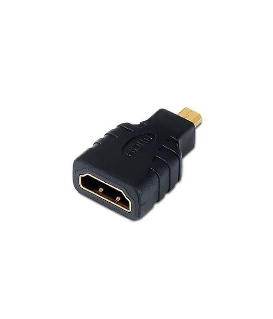 Adaptador hdmi(a)h a micro hdmi(d)m aisens negro