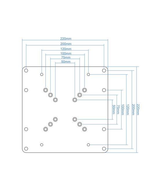 TooQ Adaptador VESA 200X200 - Imagen 4