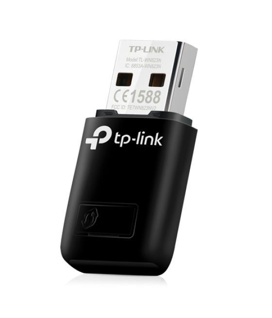 Tplink tl-wn823n - mini receptor wifi 802.11n (2.4ghz 300mbps) - usb 2.0
