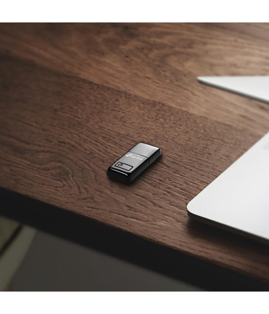 Tplink tl-wn823n - mini receptor wifi 802.11n (2.4ghz 300mbps) - usb 2.0