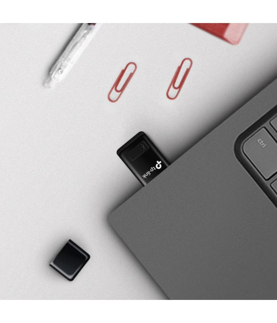 Tplink tl-wn823n - mini receptor wifi 802.11n (2.4ghz 300mbps) - usb 2.0