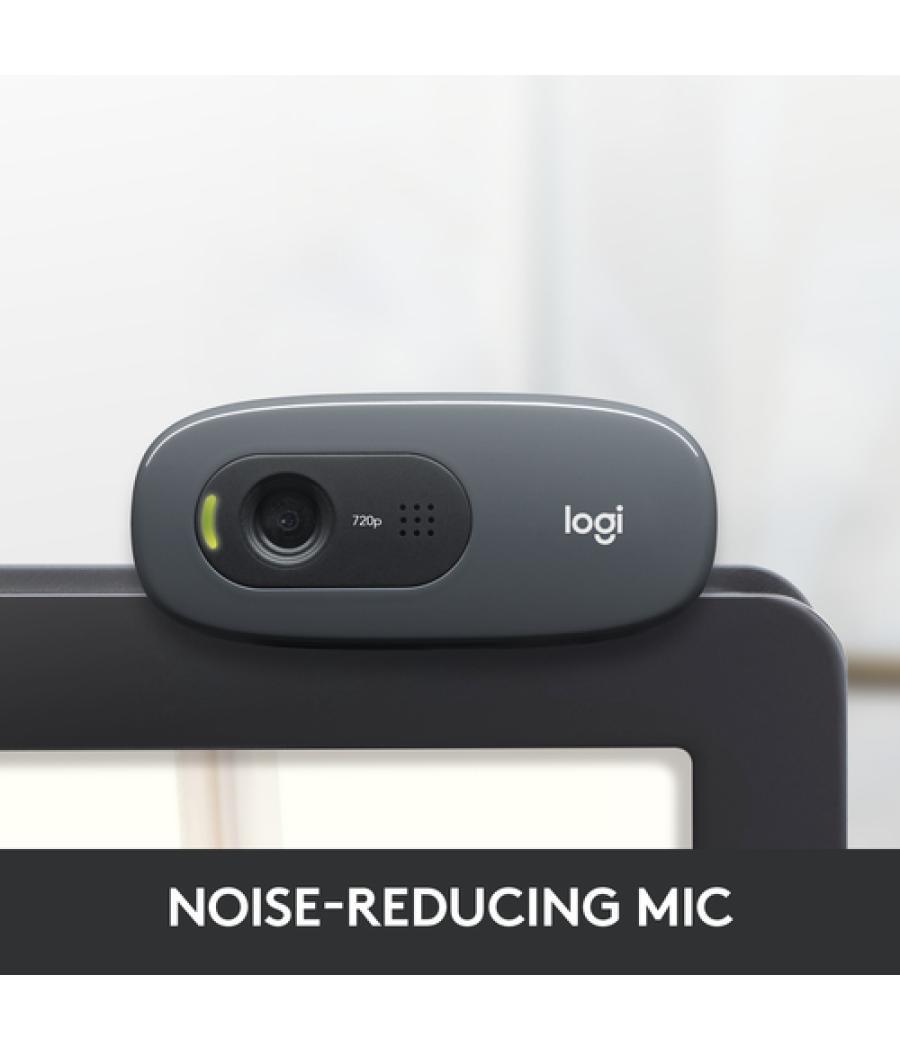 Logitech webcam c270 - cámara web - color - grabación 1024x720 - audio