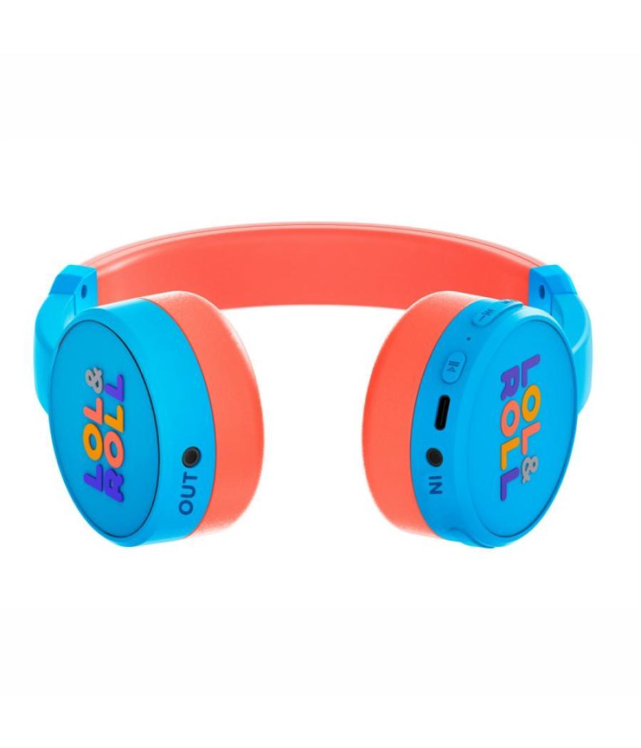 Energy lol&roll auriculares pop kids bt blue