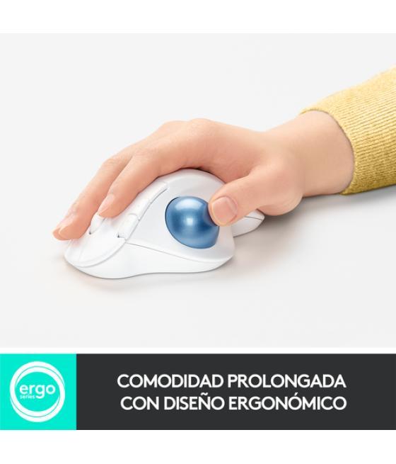 Logitech ERGO M575 ratón mano derecha RF inalámbrica + Bluetooth Trackball 2000 DPI