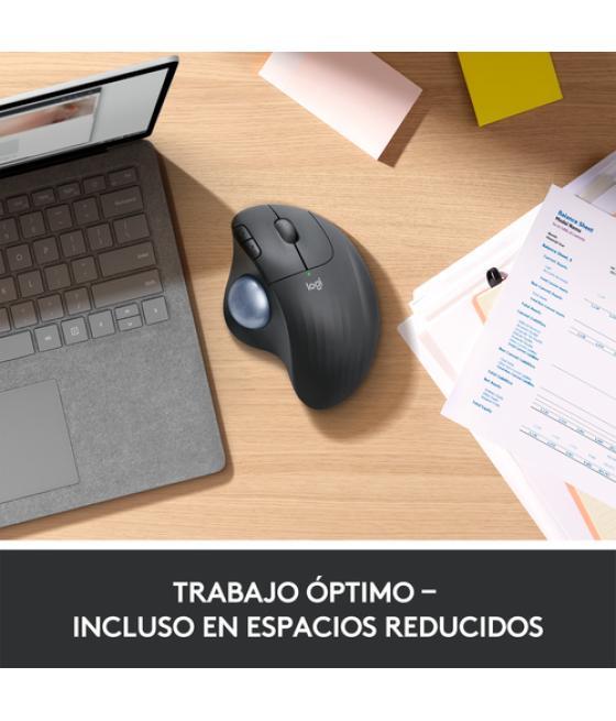 Logitech ERGO M575 ratón mano derecha RF inalámbrica + Bluetooth Trackball 2000 DPI