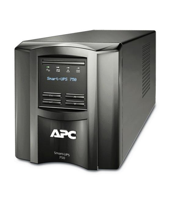 Apc smt750ic sistema de alimentación ininterrumpida (ups) línea interactiva 0,75 kva 500 w 6 salidas ac