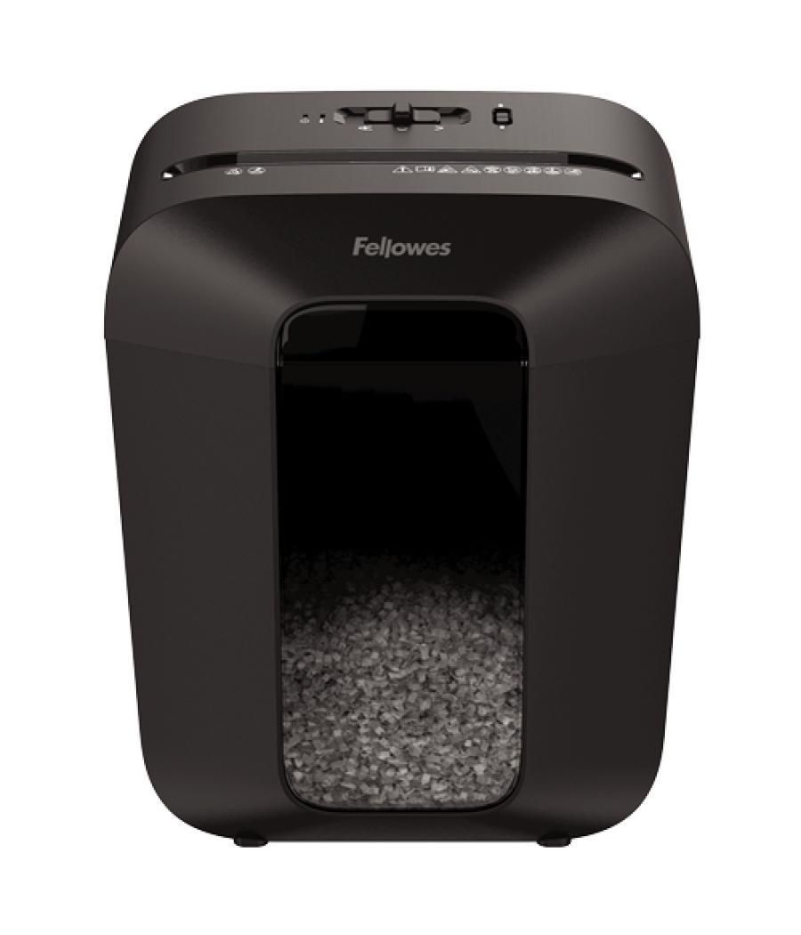 Destructora de documentos fellowes lx-41 capacidad 8h seguridad p4 destruye grapas clips y tarjeta papelera 17 l