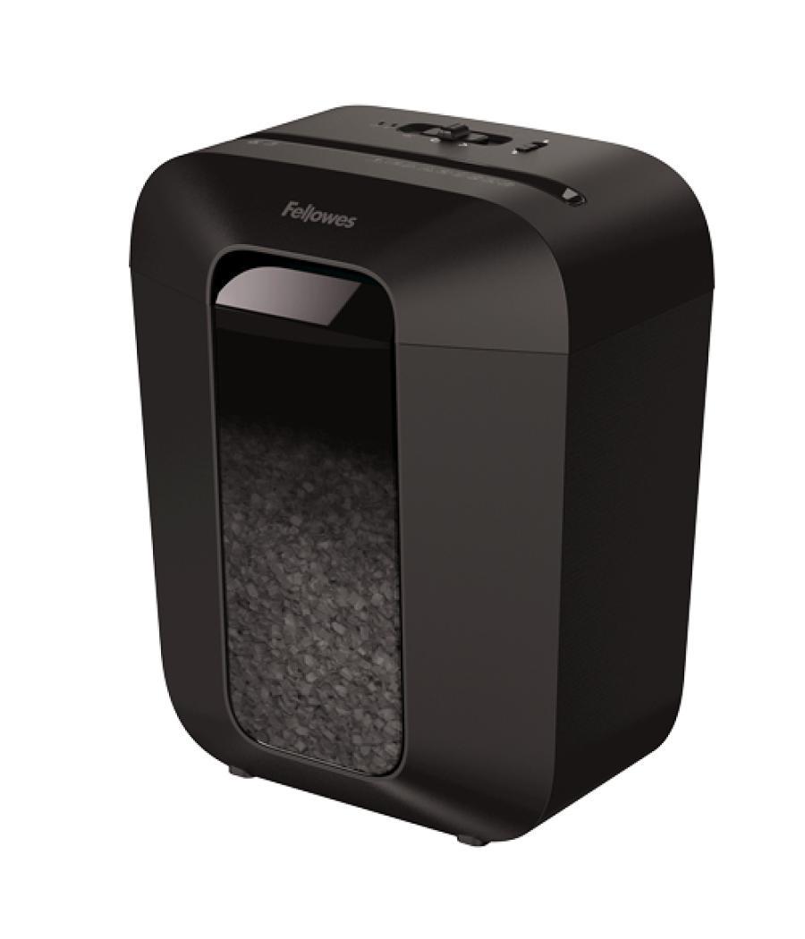 Destructora de documentos fellowes lx-41 capacidad 8h seguridad p4 destruye grapas clips y tarjeta papelera 17 l