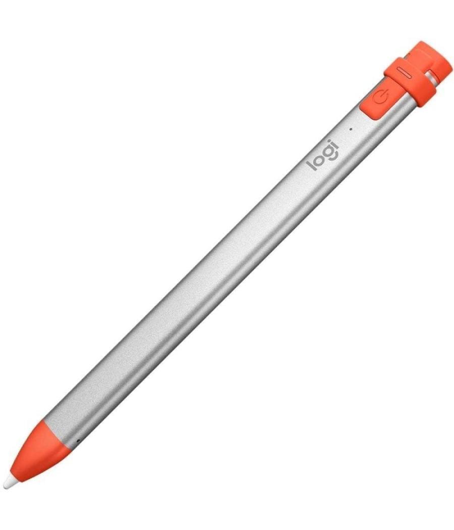 Lápiz inalámbrico logitech crayon para ipad/ naranja