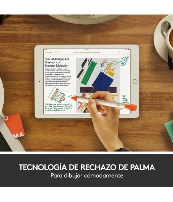 Lápiz inalámbrico logitech crayon para ipad/ naranja