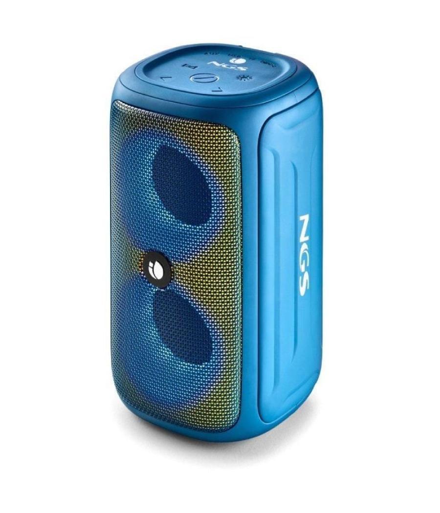 Altavoz con bluetooth ngs roller beast/ 32w/ 2.0/ azul