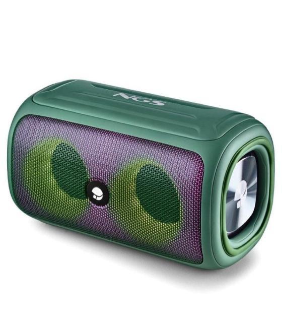 Altavoz con bluetooth ngs roller beast/ 32w/ 2.0/ verde