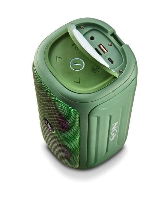 Altavoz con bluetooth ngs roller beast/ 32w/ 2.0/ verde