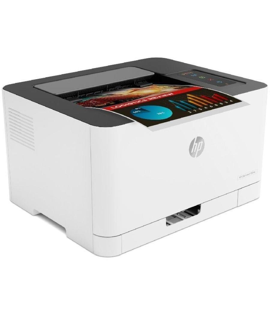 Impresora láser color hp 150nw wifi/ blanca