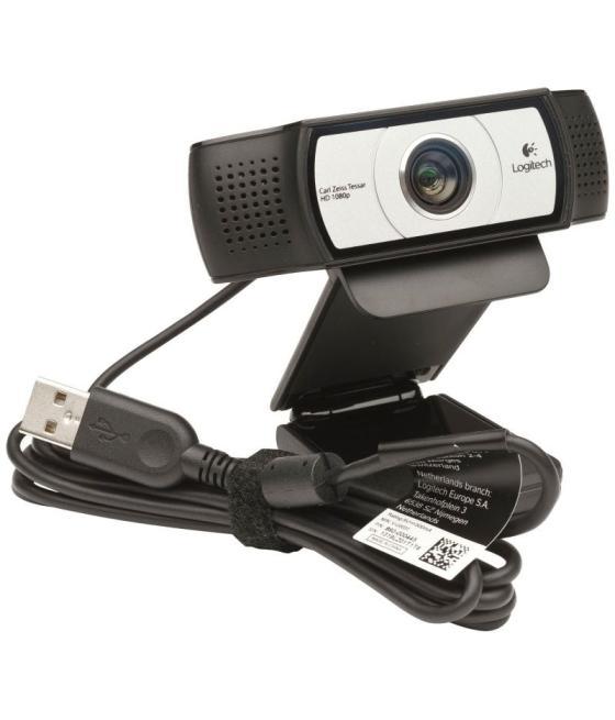 Webcam logitech c930e/ enfoque automático/ 1920 x 1080 full hd