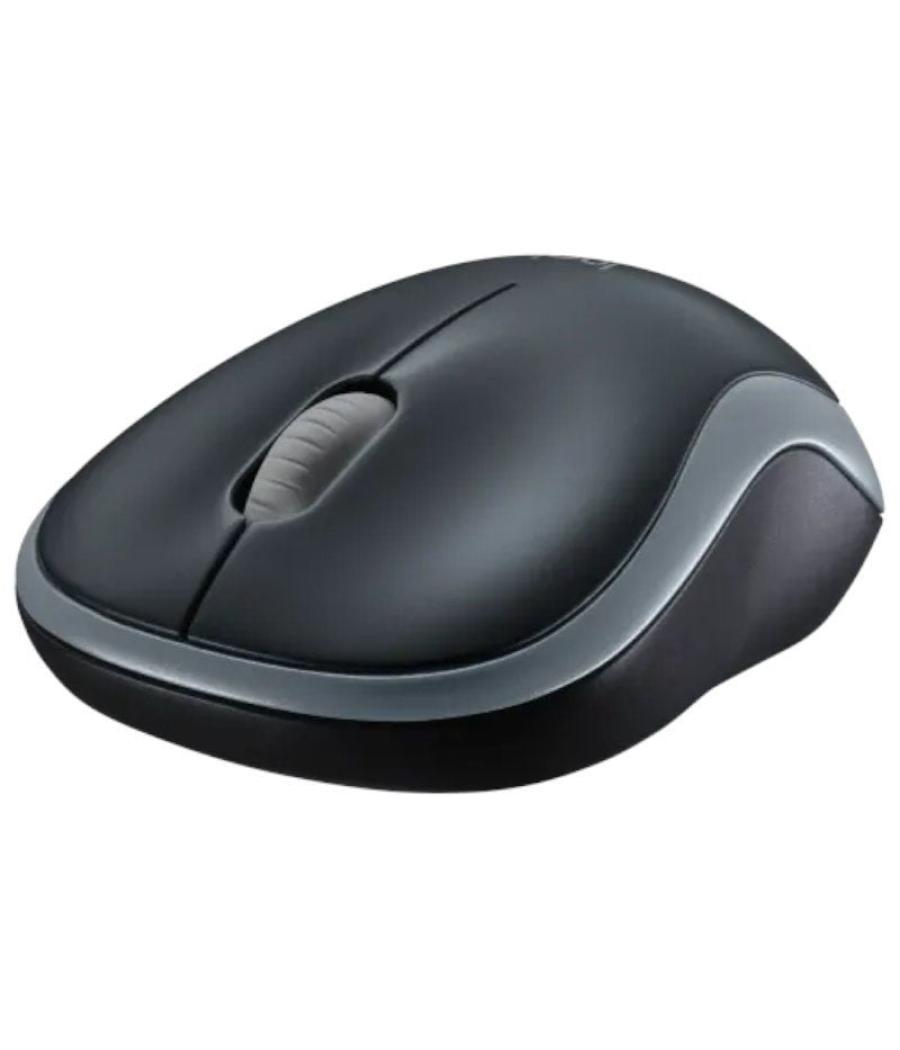 Ratón inalámbrico logitech m185/ hasta 1000 dpi/ gris
