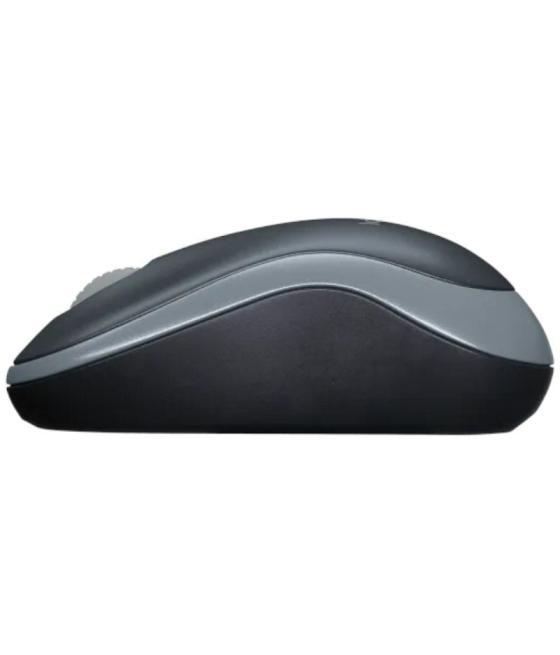 Ratón inalámbrico logitech m185/ hasta 1000 dpi/ gris