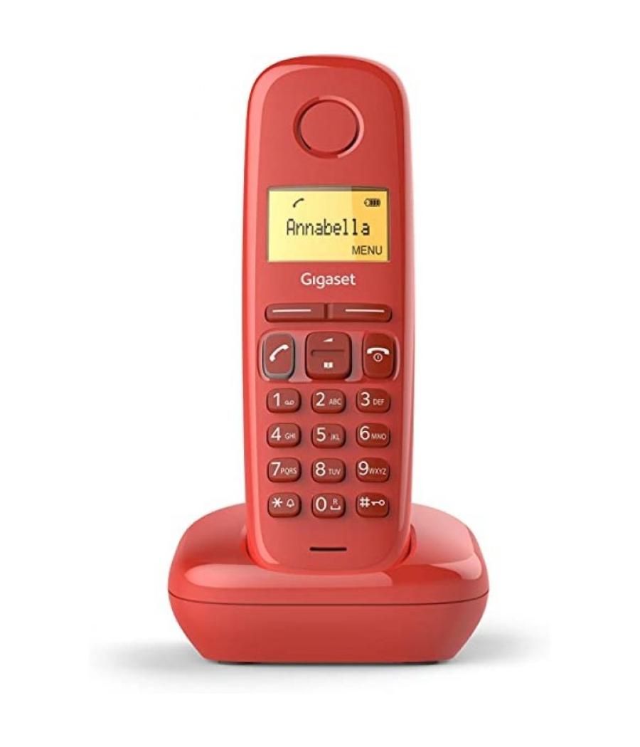 Teléfono inalámbrico gigaset a170/ rojo