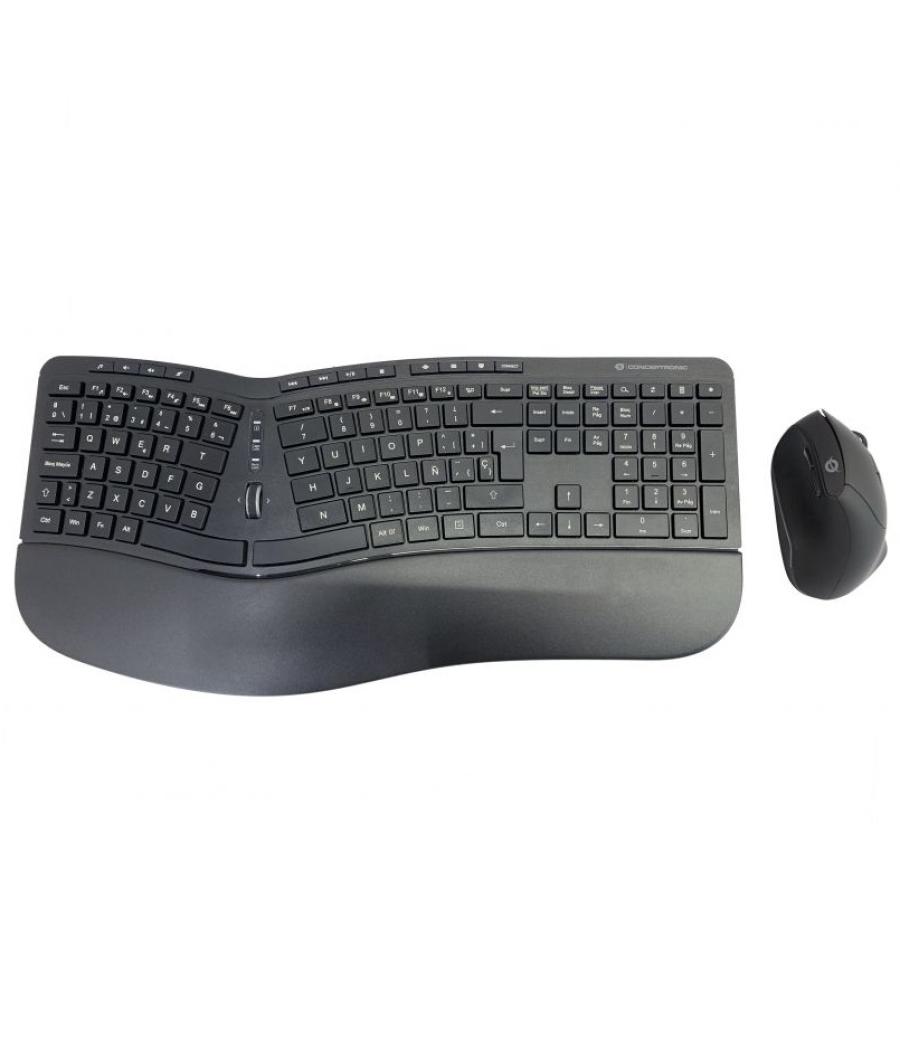 Pack teclado y mouse wireless ergonomico conceptronic orazio02