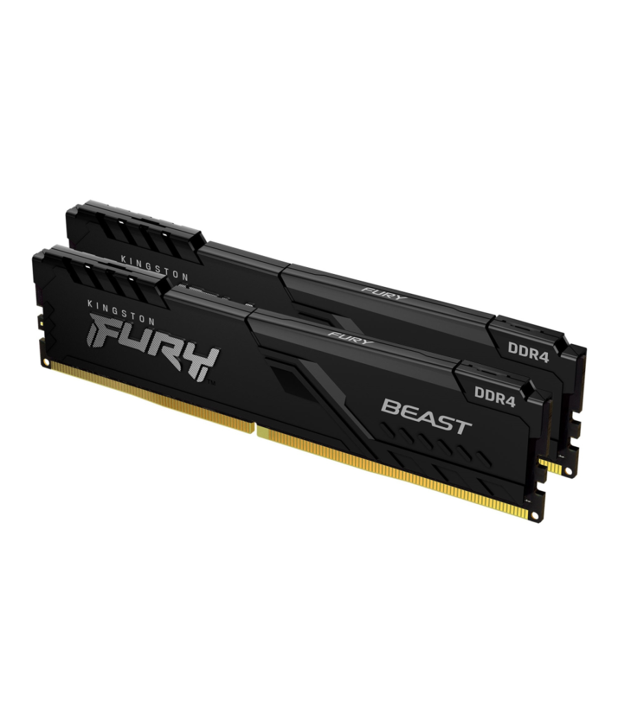 Ddr4 kingston 2x8gb 3200 fury beast negro