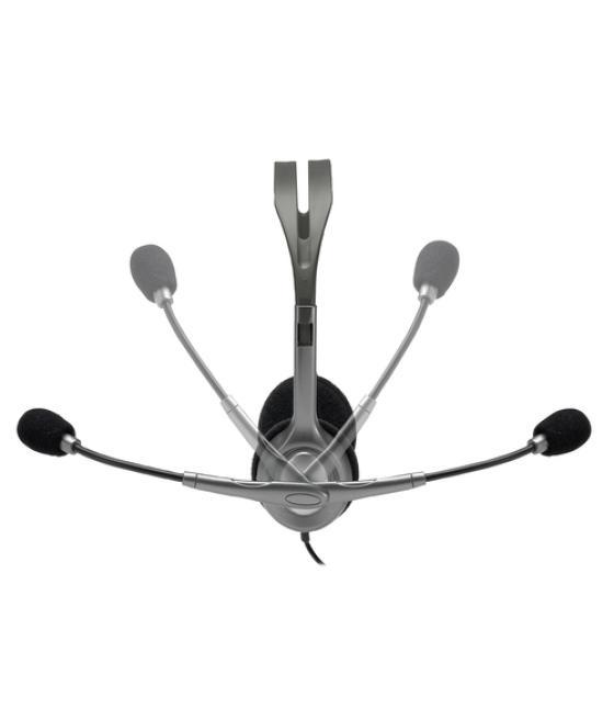 Logitech stereo headset h110 - casco con auriculares ( semiabierto )