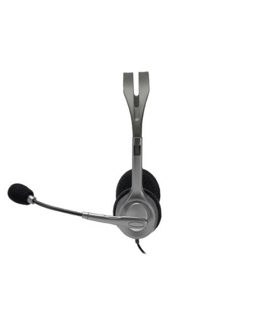 Logitech stereo headset h110 - casco con auriculares ( semiabierto )
