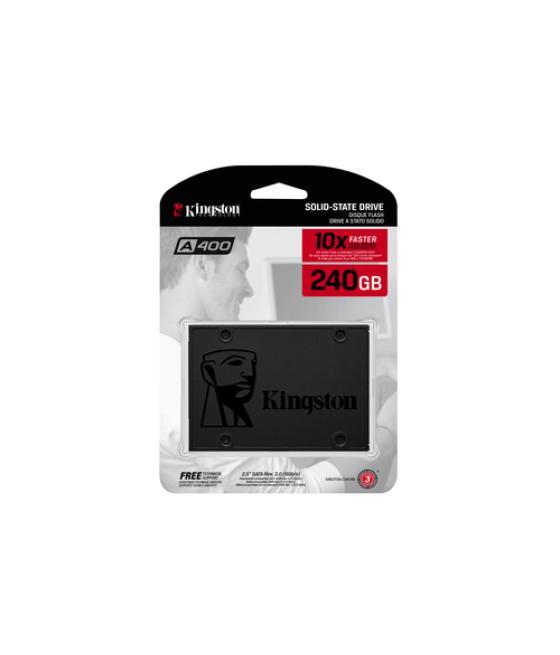 Kingston ssdnow a400 - unidad en estado sólido - 240 gb - sata 6gb/s - 2.5"